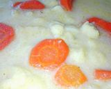 Tejfölös karfiolleves recept fázis 4 fotója