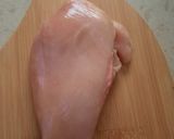 A picture of step 1 of Chicken Steak.