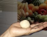 A picture of step 2 of Milkmaid coconut laddoo😋.