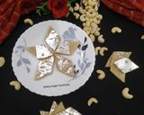 A picture of step 5 of Kaju Katli.