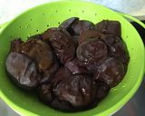 Une image de l'étape 1 de Tarte aux prunes crème prune vanille.