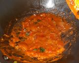 A picture of step 4 of Drumstick, rawmango pulusu.
