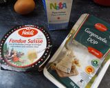 Foto del paso 1 de la receta: Pastel fondue de patata con morcilla y huevos