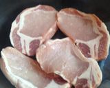 A picture of step 1 of My Lazy Pork Steaks with Apple and Sweet Chilli.