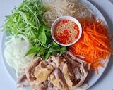 Hình bước làm 3 của món Gỏi GÀ rau củ