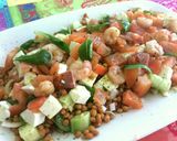 Foto del paso 2 de la receta: Ensalada de lentejas y salmón