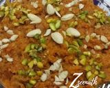 A picture of step 5 of Suji Gajrela.