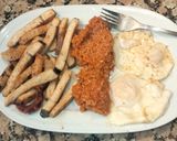 Foto del paso 3 de la receta: Pez espada al limón con arroz rojo y huevos