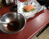 A picture of step 2 of Sweet & Spicy Salmon w/Green Beans.