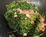 沙茶菠菜炒牛肉的食譜步驟5照片
