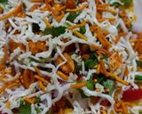 A picture of step 3 of Sweet corn chaat in five minutes.
