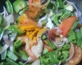 A picture of step 3 of Capsicum Bean Vegetable(Sem) Fried.