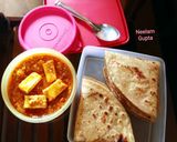 A picture of step 7 of Instant Paneer butter Masala (serve with Oats Mix Atta Parathas).