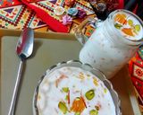 A picture of step 4 of Kheer Komola.