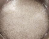 A picture of step 1 of Kathal dry fruit biryani.