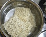 A picture of step 1 of Chocolate Maggi.