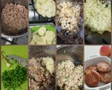 A picture of step 1 of Meaty Potato Patties (also known as Pegedil / Begedil).
