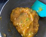 A picture of step 5 of Sharon fruit and mango halwa.