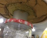 A picture of step 9 of Matcha Chiffon cake.