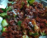 A picture of step 3 of Instant Kacchi Keri Aachar.
