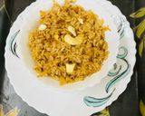 A picture of step 8 of Coconut Rice with Jaggery.