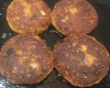 A picture of step 2 of Left over chickpeas potatoes tikki.