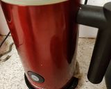 A picture of step 1 of My Americano Frothy Coffee yummy with chocolate sprinkles 😋.