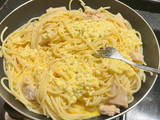 Carbonara de pollo