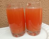 A picture of step 4 of Pineapple & watermelon juice #bestof2019.