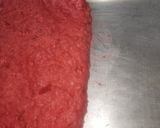 A picture of step 4 of Rose burfi.