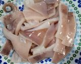 酸菜炒魷魚豆干的食譜步驟2照片