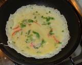 Foto del paso 2 de la receta Masa de crepes con cebollines y pimientos