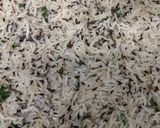 A picture of step 3 of Leftovers - jeera rice/toasted cumin seeds rice.