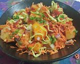 A picture of step 4 of Khatay aloo.