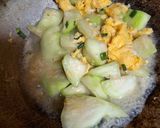 絲瓜豆腐蝦的食譜步驟3照片