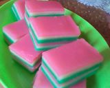 Foto langkah ke 5 dari resep Kue lapis terigu dan kanji.
