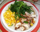 Foto langkah ke 11 dari resep Bubur ayam Homed pake kaldu ayam Gurih makkknyossss.