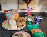 A picture of step 1 of Creamy Ham & Potato Soup.
