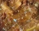 A picture of step 4 of Achar gosht.