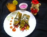 A picture of step 5 of Healthy wraps.