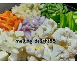 A picture of step 1 of Mix Veg.