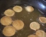 A picture of step 5 of Khaja puri.