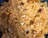 A picture of step 5 of Orange Quinoa Halwa.