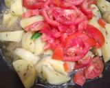 A picture of step 3 of Aloo gobhi.