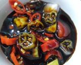 Foto langkah ke 6 dari resep 18. Dadar Mie & Sambal Kecap.