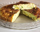 Foto del paso 10 de la receta: Tortilla de zapallito redondo y papa, liviana, rica y muy fácil (y de cuasi-aprovechamiento)