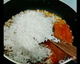 A picture of step 1 of Coconut Jaggery Burfi .