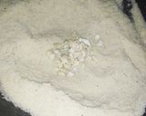 A picture of step 3 of Rava Laddu.