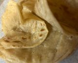 A picture of step 7 of Avocado Bhujiya with Laccha Paratha.