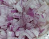 A picture of step 1 of Kairi salad.